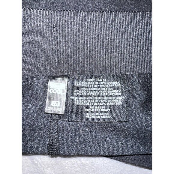 32 DEGREES Cool Black Elastic Waist Pockets Golf Tennis Skort Skirt - Picture 7 of 8